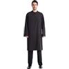 KBOPLEMQ Abbigliamento arabo Uomo Caftano Vestito Uomo Tunica Cotone Kurta Pigiama Indiano Yoga Abito Set Dubai Arabo Caftano Abbigliamento Uomo Afghan Pakistani Indiano, bianco, XXXL