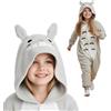 Nerd Hunters Stitch Kigurumi Pigiama Onesie per Adulti - Pigiama in peluche unisex a tema animale, taglie 95-145 cm (DE/NL/SE/PL, Numerico, 110, Regular, Blu Stitch)