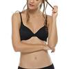 LOVABLE Basic Micro Reggiseno con Ferretto Doppio Strato Preformato, Intimo Donna, Nero, 4-B/36-B