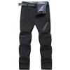 GladiolusA Pantaloni Funzionali Softshell da Uomo Slim Fit Impermeabili Antivento E Traspiranti per Trekking E Sport All'Aperto Nero 8XL