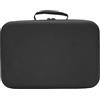 XUXHOU Custodia da Trasporto, Custodia Rigida Portatile per Console di Gioco Portatile EVA PU con 2 Tasche per L'edizione 2025 (BLACK)