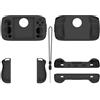 Generico Custodia per ANBERNIC RG Cube, console da gioco Custodia di protezione in silicone contro le cadute, accessori per la custodia protettiva della console, semplice colore solido (Nero)