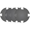 Generic Filtro antipolvere del ventilatore per PS5 Il protettore della copertura della polvere del ventilatore di raffreddamento sporca la barriera del dissipatore della maglia di prevenzione (4pcs)