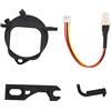 Asixxsix Kit di Montaggio Ventola di Raffreddamento per Dreamcast DC, Ventola NF-A4x10 5V, Praticamente Silenziosa, da Utilizzare con Emulatori GDROM, Materiale ABS Resistente
