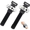 FANPL Cinturini da polso compatibili con Just Dance 2025/2024/2023/2022, comodo cinturino elastico regolabile per Nintendo Switch e controller OLED Joy-Con, adatto per adulti e bambini, confezione da