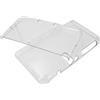 LUCKGRASP Custodia rigida trasparente per NUOVO 3DS sostituzione custodia trasparente per console di gioco NTD