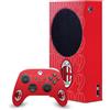 Head Case Designs Licenza Ufficiale AC Milan 1899 Logo Nero Arte Pacchetto Console Da Gioco Wrap E Pelle Per Controller Compatibile con Xbox Series S Console & Controller Bundle