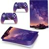 GALSOR Protettivo Pelle Decalcomanie Anime Console Per PS5 Disk Edition 2 Controller Pellicola Vinile Avvolge, Durevole, Resistente Graffi 13269 Senza Bolle E Senza Residui