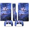 LNMLRBXEXZ Compatibile Con Adesivi Skin Per PS5 Slim Skin Disc Edition & Per Digital Console Controller Vinyl Cover Skins Wraps Scratch Resistant Compatible 13001 Avvolgimento(Disc Version)