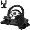 DOYO Volante da gioco, volante e pedali da corsa per PC, volante Xbox 270/900 ° con feedback sulle vibrazioni a doppio motore e cambio marce per Xbox One, PS4, PC, Xbox Series X|S, PS3, Xbox 360