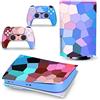 PDURMBUAB Nessuna Schiuma Nessuna Bolla Pelle Decalcomanie Anime Console Per PS5 Disk Edition 2 Controller Pellicola Vinile Avvolge, Durevole, Resistente Graffi 56454