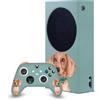 Head Case Designs Licenza Ufficiale Barruf Dachshund, Il Wiener Mix Arte Pacchetto Console Da Gioco Wrap E Pelle Per Controller Compatibile con Xbox Series S Console & Controller Bundle