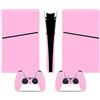 LNMLRBXEXZ Compatibile Con Adesivi Skin Per PS5 Slim Skin Disc Edition & Per Digital Console Controller Vinyl Cover Skins Wraps Scratch Resistant Compatible 93753 Avvolgimento(Disc Version)