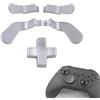 Dakexiong 5 in 1 Elite Controller Paddles per Xbox One Elite 1 Controller Pagaie in metallo per Xbox One Elite Series 2 Controller Paddles con 1 D Pad per Xbox Elite Series 2 Core Controller (argento)