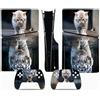 YLMKMVLCZC Pelle Decalcomania Per PS5 Slim Skin Disc Edition Console E Controller Vinyl Cover Skins Wraps Resistente Ai Graffi Compatibile No Shrinkage Forte Adesione 10010 Avvolgimento Della Pelle