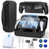 Klipdasse Kit di accessori per portale Playstation, custodia da trasporto per PS Portal, dock station di ricarica per portale Playstation, skin protettiva per portale PS5, 2 pellicole protettive HD con 4