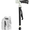 Cvoateo Pali da trekking bastoncino da escursionismo a doppia scopi -Plani da trekking regolabili regolabili leggeri design di viaggio compatto(1PC)