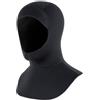 Dolvitrny Cappuccio per immersioni subacquee in neoprene, cappello da muta da 3 mm, 5 mm, cuffia termica per snorkeling, surf, immersioni in acqua fredda, nero (3 mm, nero, S/M)