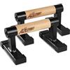 A2Z SPORT® Parallele Calisthenics Premium fino a 1500 kg - Maniglie per Flessioni in Legno e Metallo - Antiscivolo Barre Parallele per Handstand/Dip bar - Push up Bar per Calisthenics e Yoga