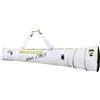 Brubaker 'Carver PRO Grenoble' Borsa Sacchetto Sacca da Sci Imbottita con Cerniera - 170 cm - Bianco/Oro