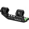 WestHunter Optics 30 mm Cantilever Picatinny Scope Mount, Precision One Piece Scope Dual Rings | Black