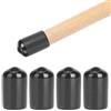 01 Copripunta per Stecca da Biliardo, Copri Punta per Stecca da Biliardo, Pratico 10 Pezzi/Set Protezione per Stecca da Biliardo in Gomma, per Accessori per Sport al Coperto(12mm)