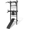 vidaXL Macchina Multistazione Fitness Parete per la Casa Pesi Massa Muscolare