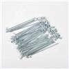WQJZTX Set di 40 raggi elettrici per bicicletta, diametro 12 G, lunghezza 2,5 mm, 50-165 mm, in acciaio, con nippli (165 mm)