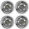 Nils Extreme Rotelle per pattini in linea, in PU, 72 mm/82A, 4 pezzi + 8 cuscinetti ABEC Nils