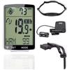 HONG TU SHENG Wireless Ciclocomputer，Pulsometro - tachimetro e Cadenza di pedalata3-in-1, Contachilometri LCD della bicicletta da 2,8 pollici, esterno bianco, 2.8-inch LCD Computer da Bici con retroilluminazione