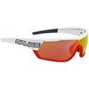 Salice Occhiali Unisex Adulto, Bianco-Rosso, Taglia Unica