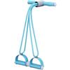 Generico Pedal Ankle Puller - Bande Elastiche,Dispositivo Ausiliario Con 4 Tubi E Cavo Per Allenamento Di Gambe Braccia Vita Palestra E Fitness Casa Per Uomini E Donne