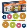 Jvjggag Manubrio per allenamento per bambini, giocattolo regolabile per allenamento fitness all'aperto, impugnatura ergonomica, durevole, esperienza di sollevamento sicura, incoraggia il gioco attivo, lo