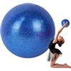 Nuytghr Palla per esercizi, palla da ginnastica ritmica, 15,91 cm, 280 g, attrezzatura glitterata per danza, pilates, accessori per allenamento, donne e ragazze, equilibrio e routine