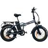 KIMDYMA AT20 Bici Elettrica Pieghevole 250W per Adulti, Batteria 48V 20AH Rimovibile, Autonomia 110 km, Pneumatici Fat 20x4.0, Sospensione Anteriore e 7 Velocità