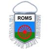 Akachafactory Bandiera bandierina Auto Gagliardetto Nazioni sinti Roma Gipsy roms Romani