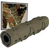 Generic 1000D Tattico Airsoft Suppressor Cover Sniper Airsoft Custodia Protettiva Cover Mimetica For Caccia Tiro(Green)