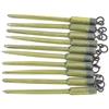 T best 10PCS Pesca steli Borsa PVA, Inserto Piombo, Morsetto terminale Lungo, Tubo connettore per acque dolci e salate, per pescatori di lusso e sportivi