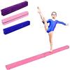 RELAX4LIFE Trave da Ginnastica Pieghevole 210 cm, Trave di Equilibrio per Palestra e Casa con Base Antiscivolo, Cerniere e Schiuma, Allenamento Fitness per Bambini e Adulti(Rosa)