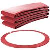 Arebos Paraspigoli per Trampolino Protezione a Molla | Copertura del Bordo del Trampolino | Protezione per Bordo di Tappeto Elastico | 100% Resistente ai Raggi UV antistrappo | Rosso 457 cm