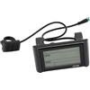 Funien Pannello Display LCD per Bici Elettrica SW900 Misuratore, Impermeabile 5 Pin, Compatibile con Tensione 24V 36V 48V 60V, Registrazione del Consumo Energetico in Tempo Reale,