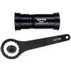 YUTZRIQP Movimento Centrale BB86-24/DUB/30 filettato/PressFit in Ceramica/Cuscinetti Compatibile con Movimento Centrale BB(24 Press-Fit Threaded+Wrench)