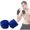 LZQpearl Fasce Mani da Boxe, Bende per Guanti Interni in Puro Cotone, per Sport da Combattimento, Boxe, MMA E Cross Fitness, Uomini E Donne (1.5m,Blue)