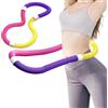 Generico Hula hoop morbido a molla,Anelli De Fitness Con Peso, Anelli De Essere Ruotato E Piegato, 160 Cm Cerchio De Fitness Para Abdominales, Cerchio De Pvc per Allenare Tra Cui, Petto, Gambe E Schiena
