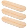 BUGUUYO Set da 3 Tavole da Skateboard per Ragazzo Ragazza in Legno di Acero a 7 Strati, Struttura Stabile e Superficie Bianca per Pittura Fai da Te, per Scuole e Spazi Ricreativi
