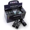 Karakal - PU Super Grip - Nastro adesivo per badminton, Squash, tennis, mazza da hockey o bastone da ghiaccio - Confezione da 5 o 24 - diversi colori, Nero , 6 Stück