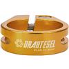 Drahtesel - Morsetto reggisella per Bicicletta, Anello di serraggio con Collegamento a Vite, Morsetto reggisella in Oro 28,6 mm (Oro, 28,6 mm)
