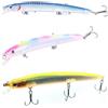 Pescasubito.com Set 3 Long Jerk Minnow Spinning Spigola Serra Barracuda Pesca Mare Esca Artificiale