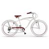 Tecnobike Shop Bici Cruiser MBM Honolulu Uomo Ruota 26 Cambio 6 Velocità (Avorio)