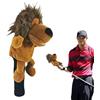 Xinhuju Morbido copritesta per mazze da golf, in legno, con motivo animale, copertura creativa per mazze da golf, antipolvere, divertente, portatile,